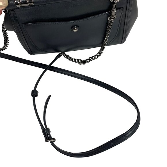 Coach Drifter Carryall Colorblock Exotic Embossed Leather Crossbody Bag 59498 - Picture 7 of 9